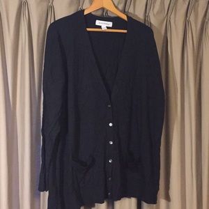 Black boyfriend cardigan 3x from pure energy